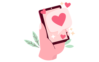 Love Message Free Sticker PNG