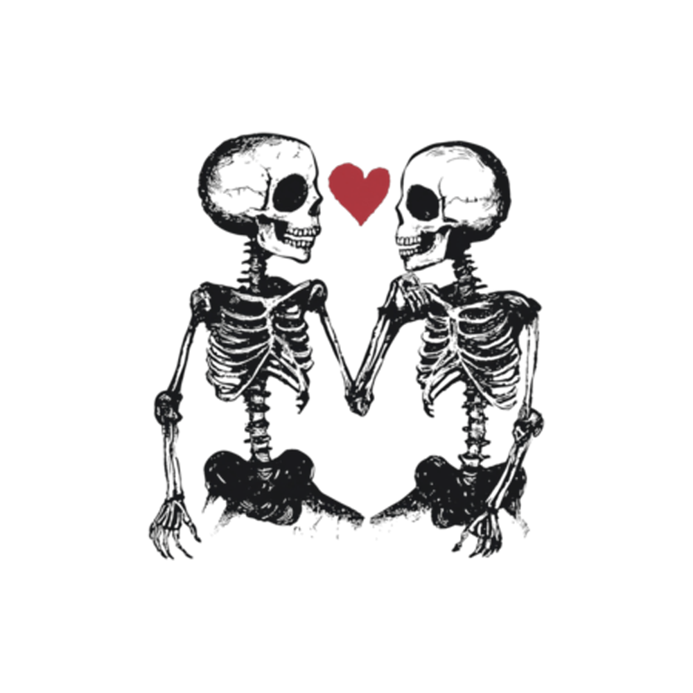 Love You Till The Bones Sticker Transparent Picture