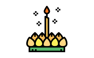 Loy Krathong Sticker PNG