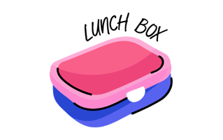 Lunch Box Sticker PNG