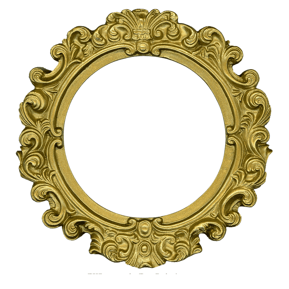 Luxury Golden Frame Transparent Clipart