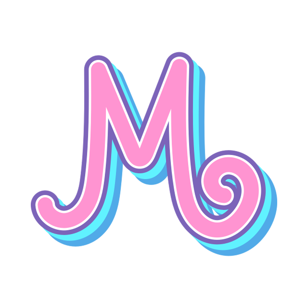 M Free Sticker Transparent Picture