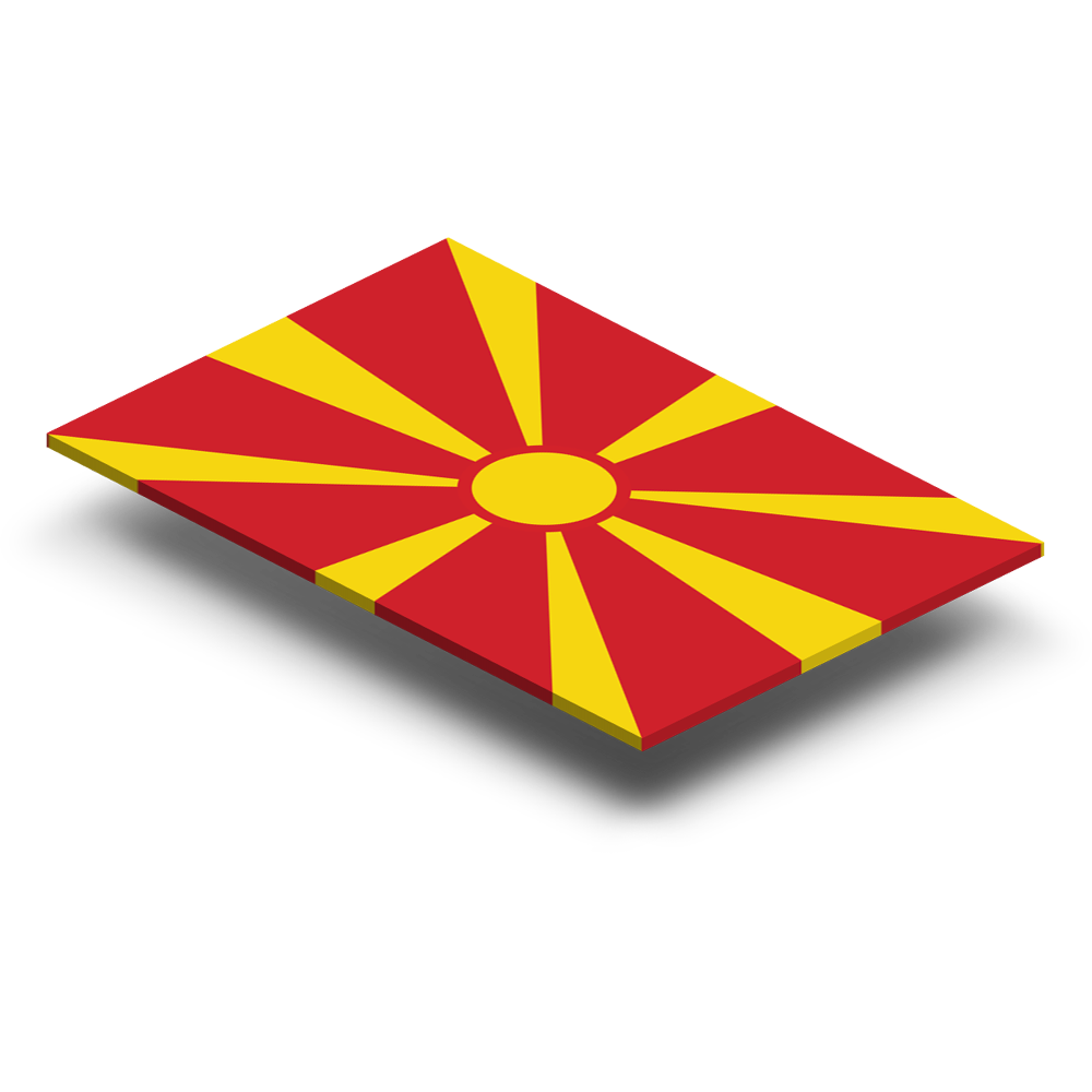 Macedonia Flag Transparent Clipart