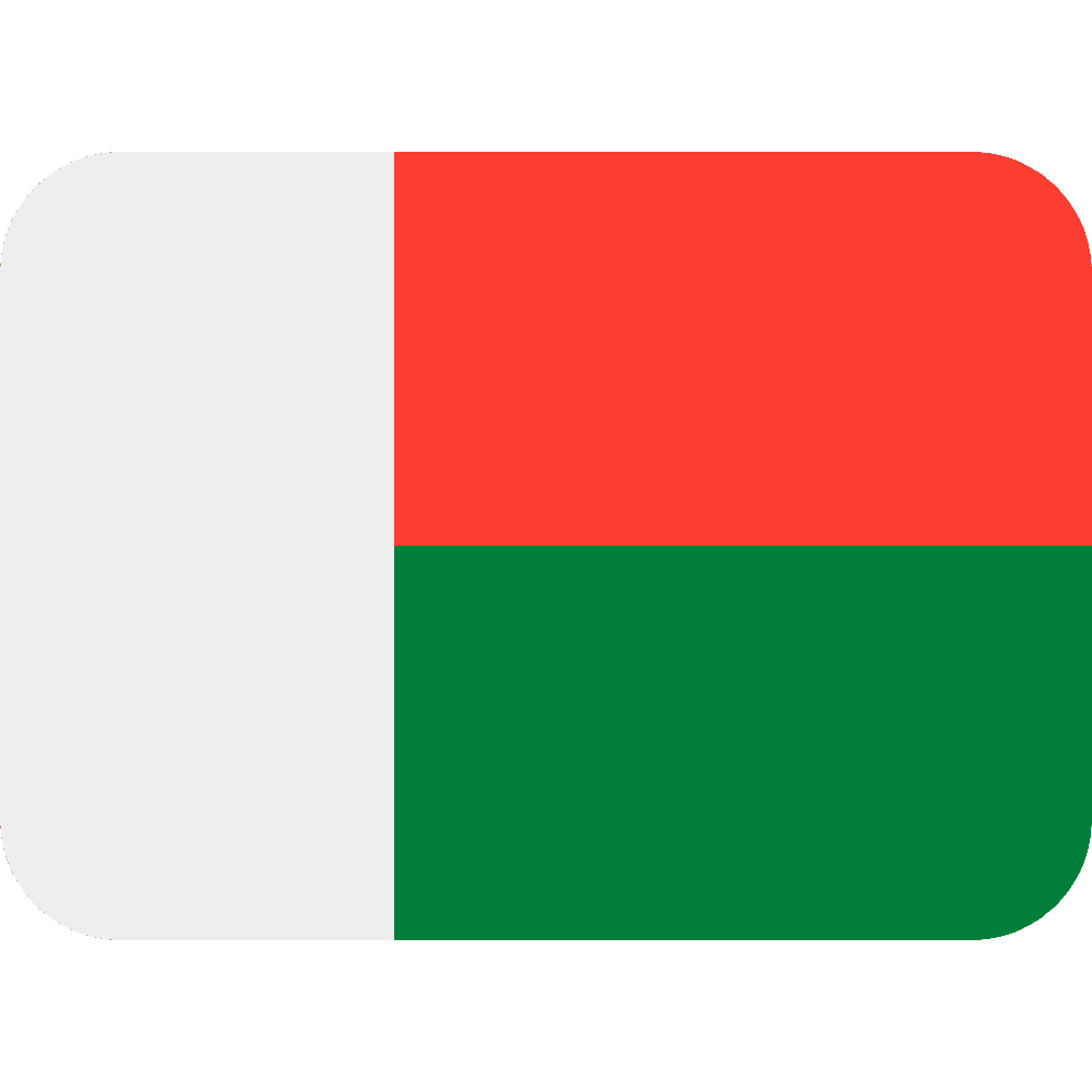 Madagascar Flag Transparent Image