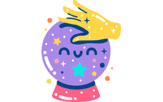 Magic Ball Sticker PNG