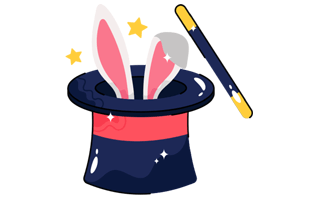 Magic Hat Sticker PNG