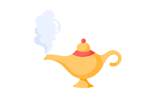 Magic Lamp Free Sticker PNG