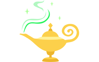Magic Lamp Sticker PNG