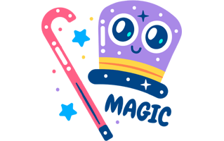 Magic Sticker PNG