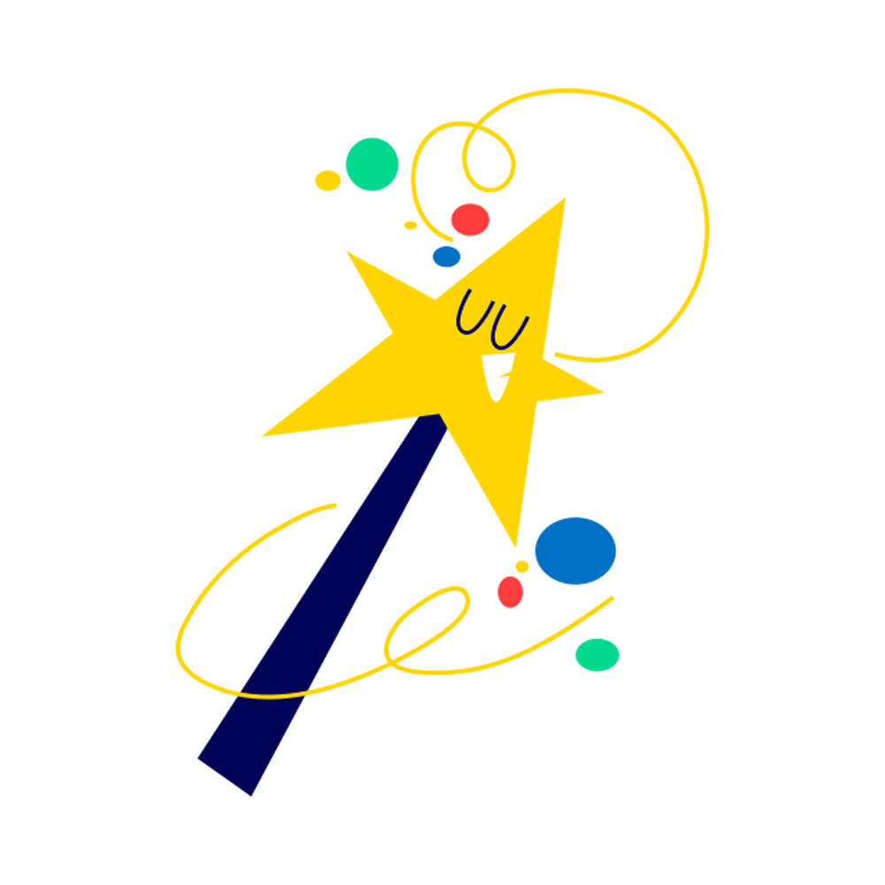 Magic Wand Free Sticker Transparent Clipart