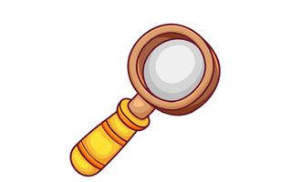 Magnifying Glass Free Sticker PNG