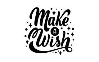 Make A Wish Free Sticker PNG