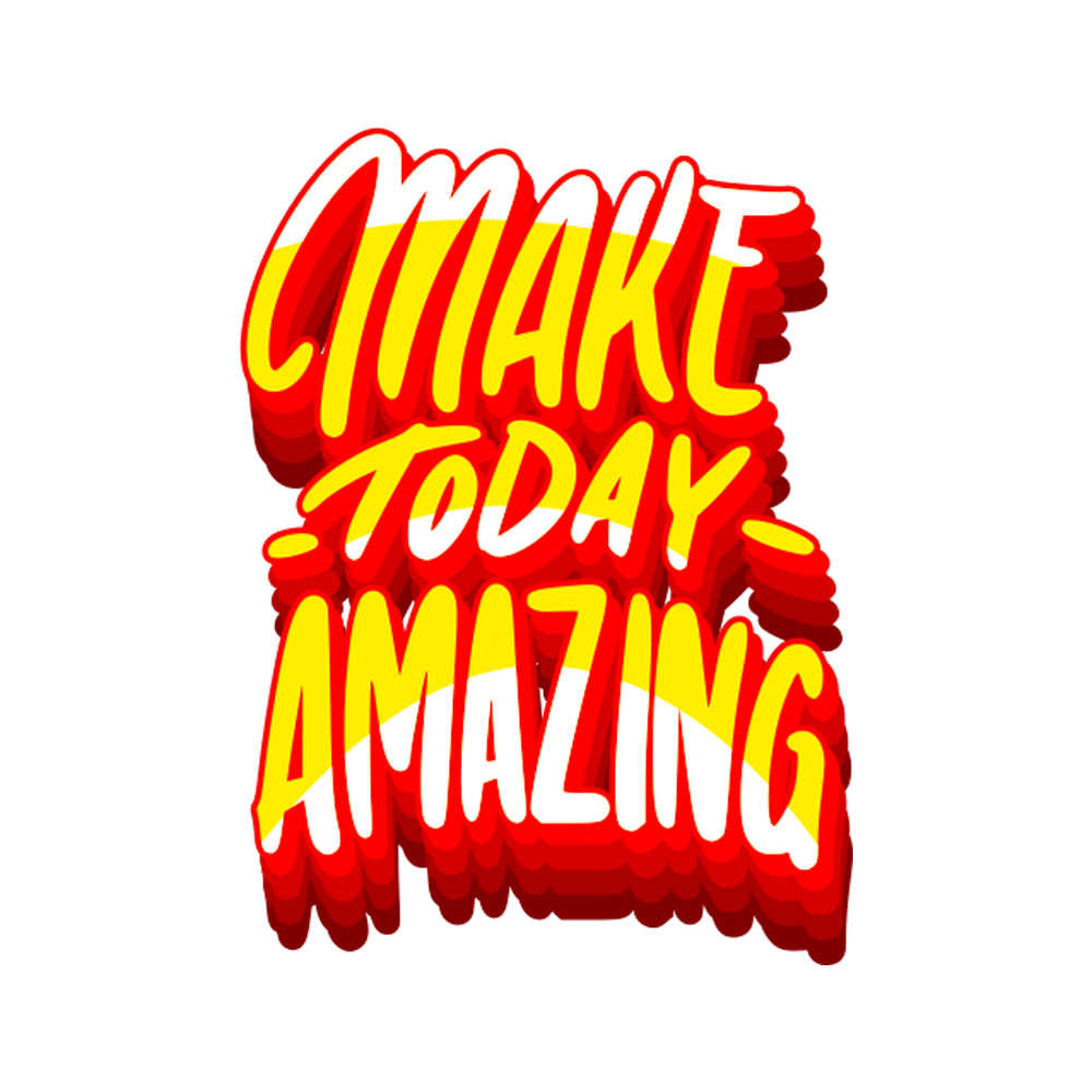Make Today Amazing Free Sticker Transparent Picture