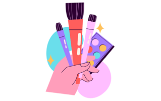 Makeup Sticker PNG