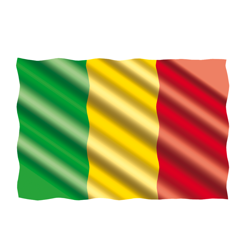 Mali Flag Transparent Clipart