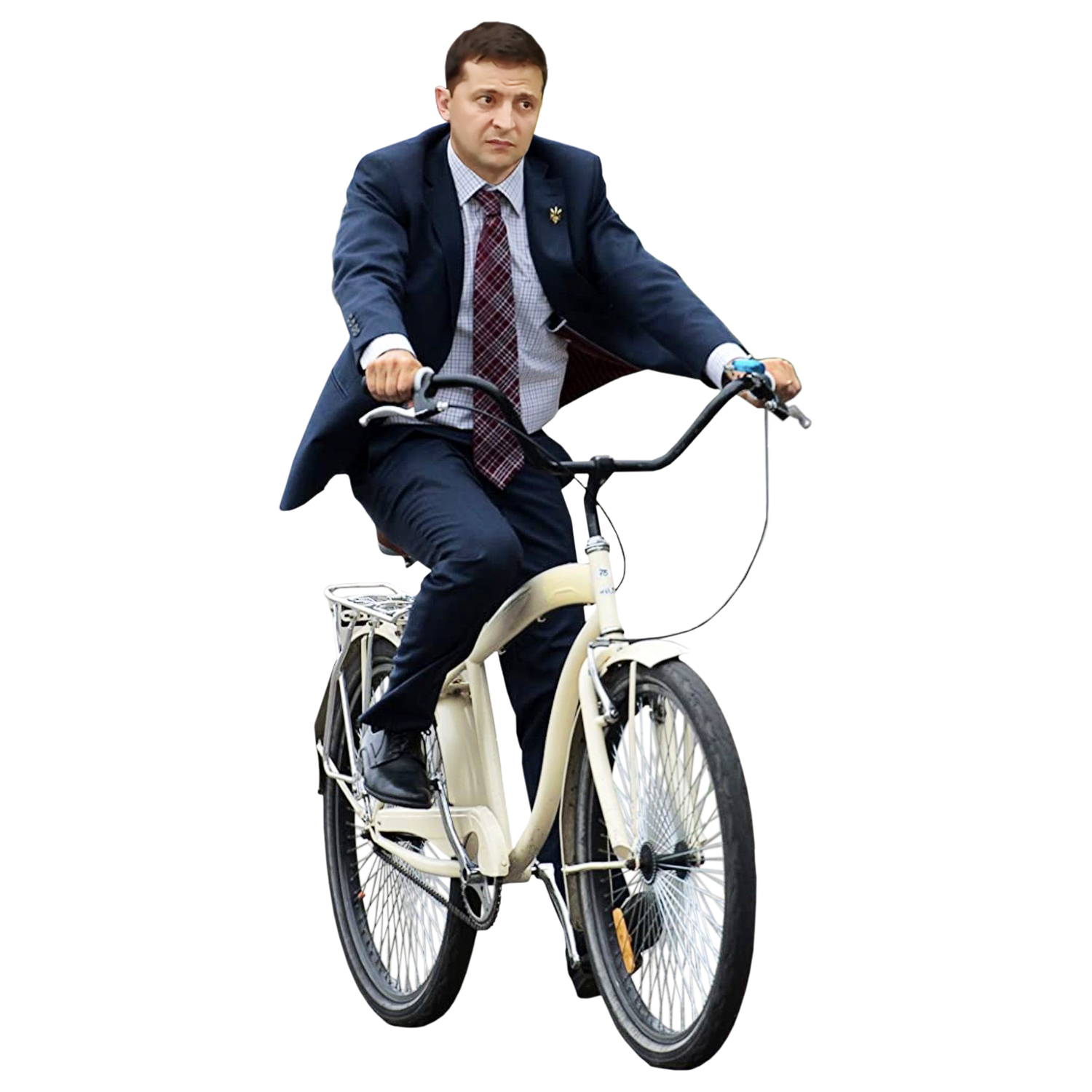 Man On Bicycle  Transparent Clipart