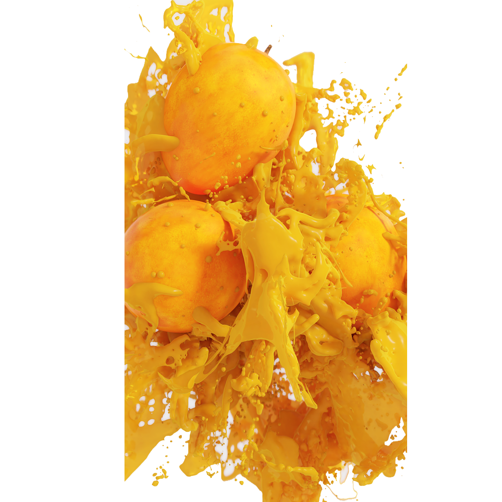 Mango Juice Splash Transparent Picture