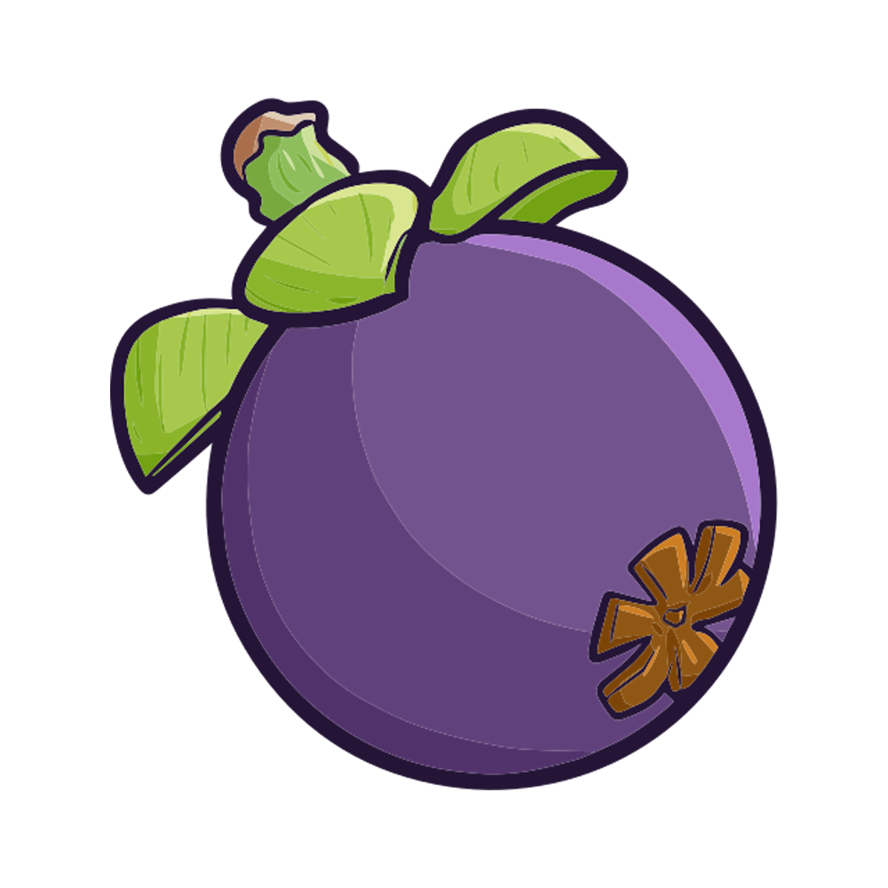 Mangosteen Free Sticker Transparent Picture