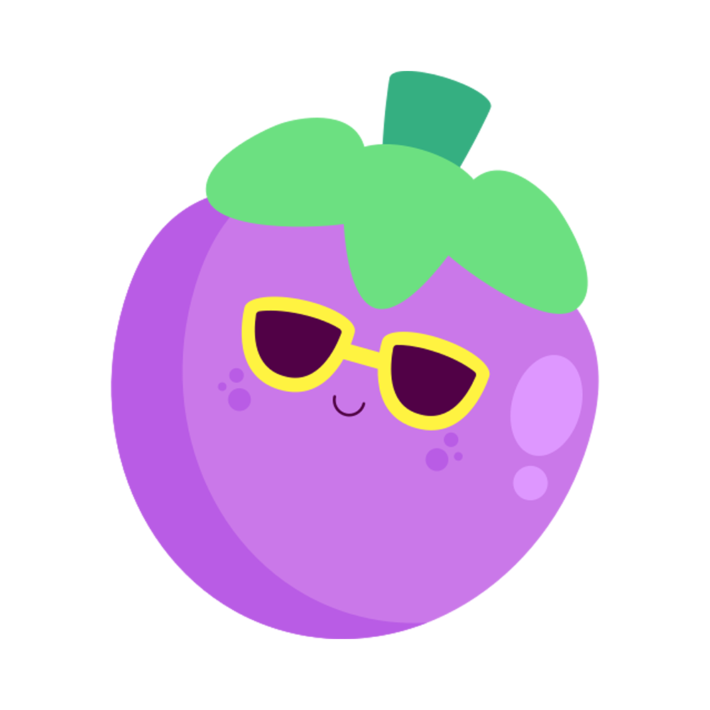 Mangosteen Free Sticker Transparent Clipart