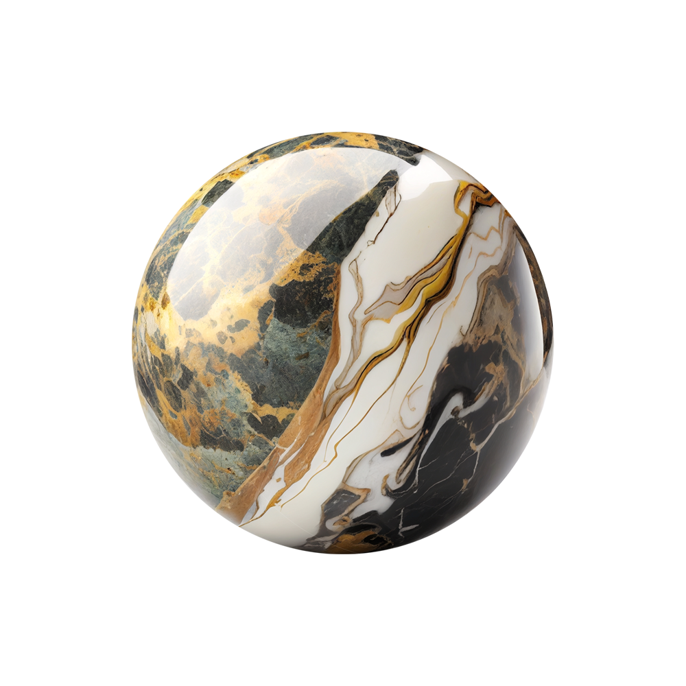 Marble Stone Ball  Transparent Photo