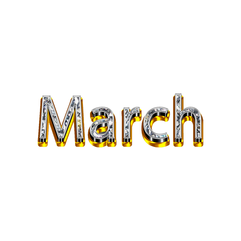 March  Transparent Image