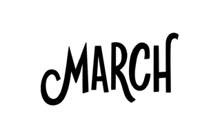 March Sticker PNG