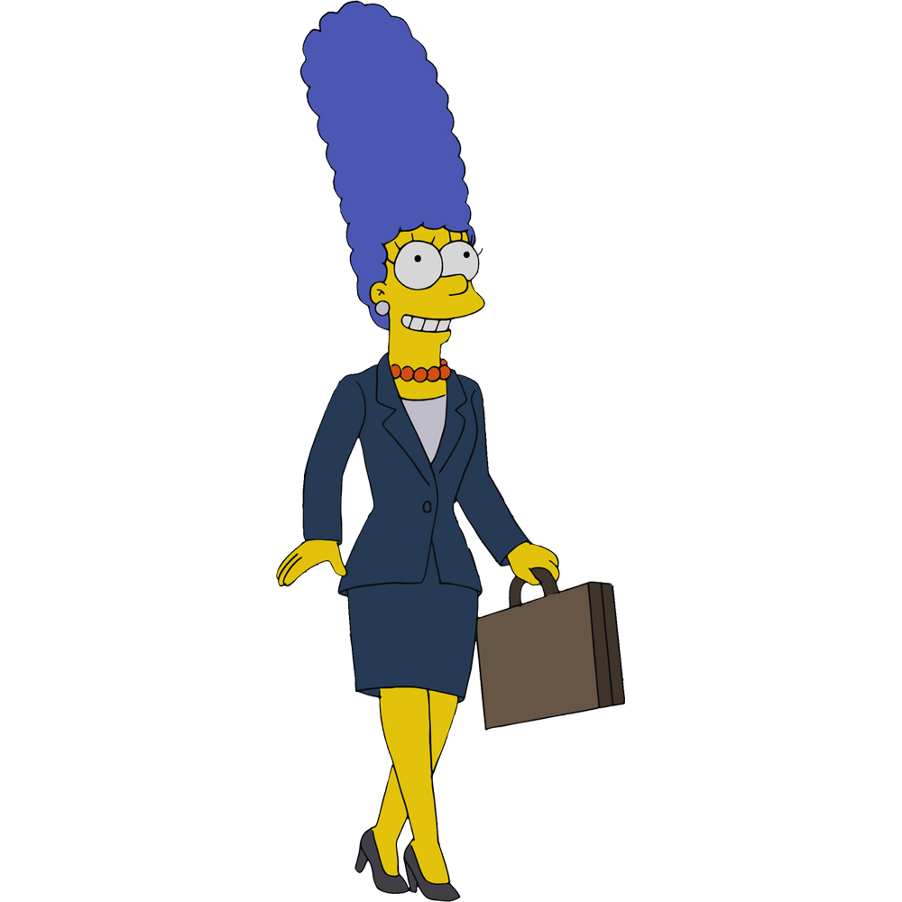 Marge Simpson  Transparent Image
