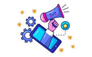 Marketing Free Sticker PNG