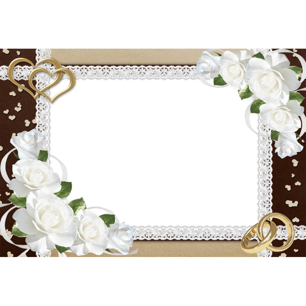 Marriage Frame Transparent Picture