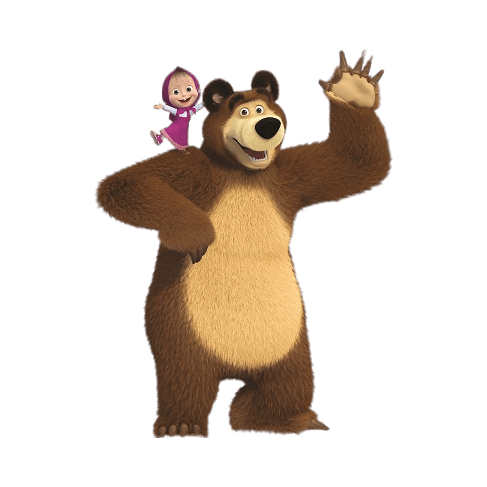 Masha And Bear Transparent Picture
