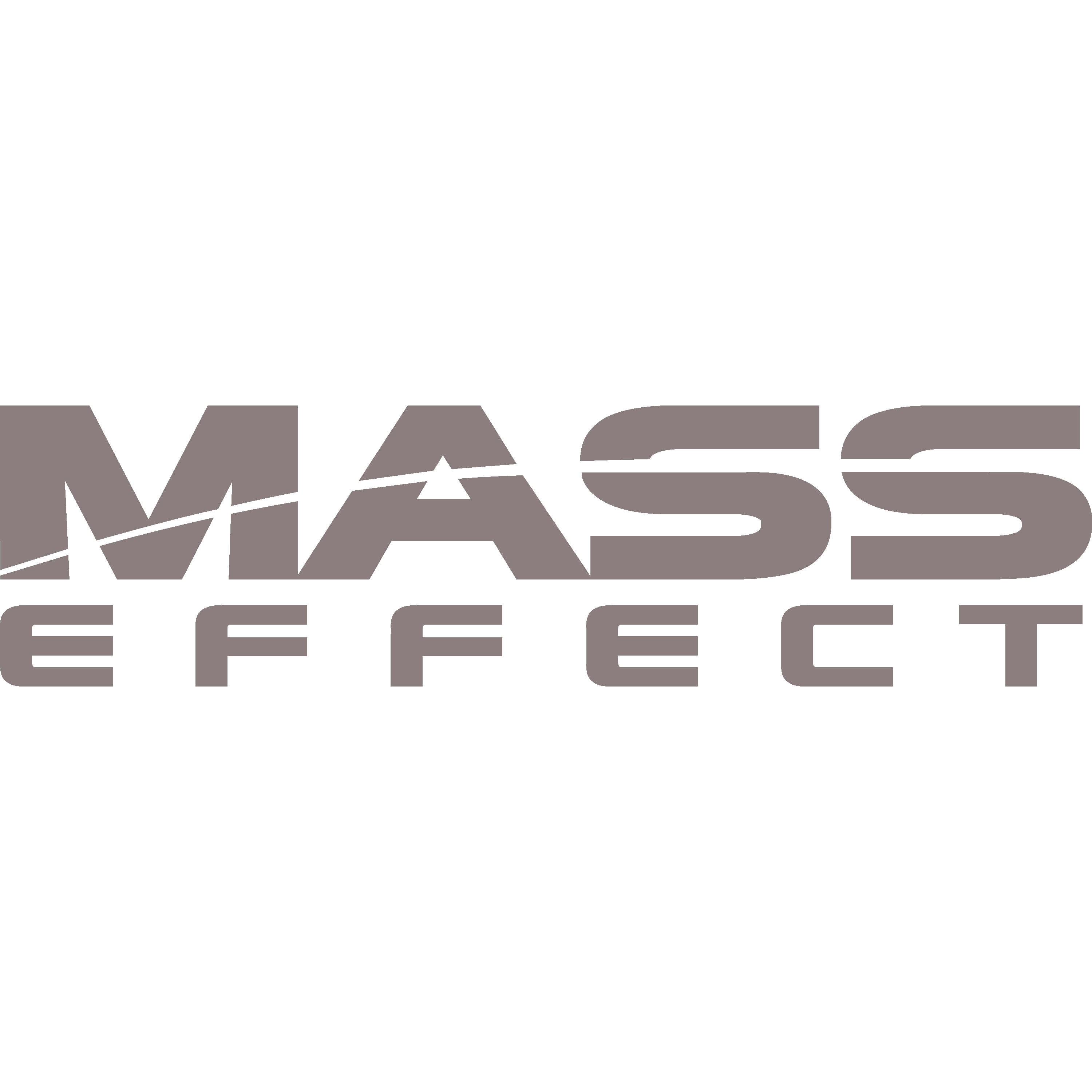 Mass Effect Logo  Transparent Clipart