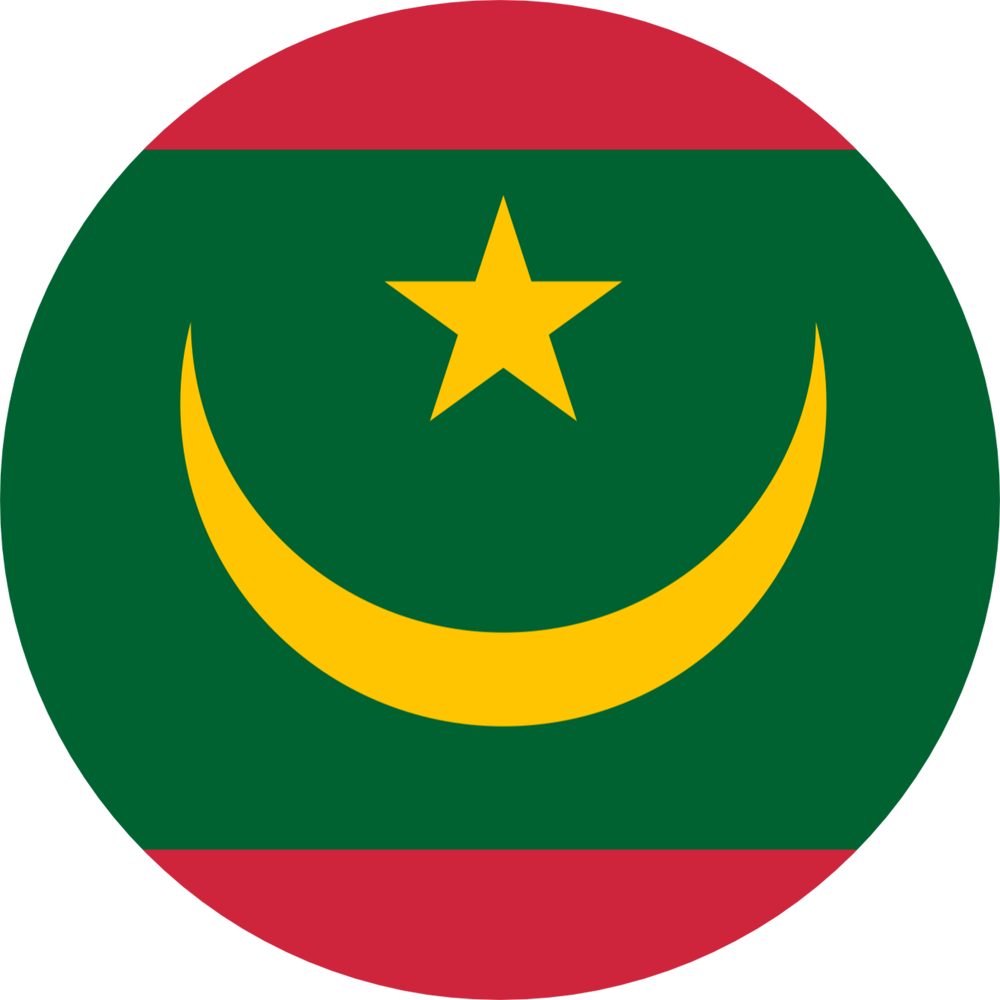 Mauritania Flag Transparent Clipart