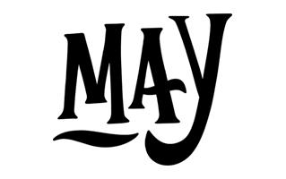 May Free Sticker PNG