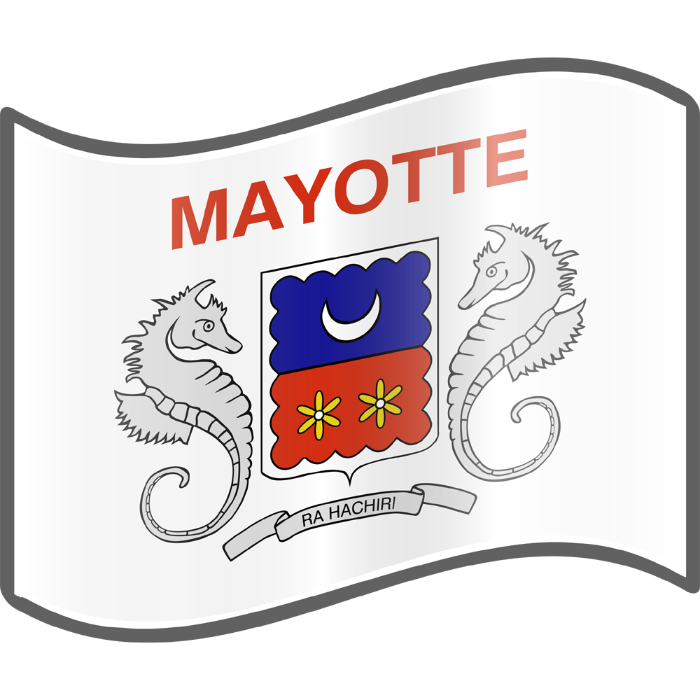 Mayotte Flag Transparent Photo
