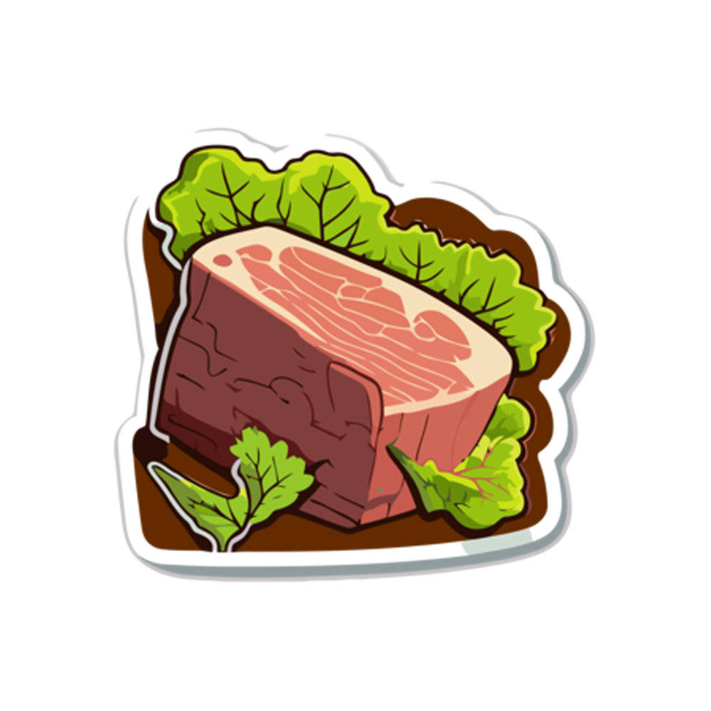 Meat Free Sticker Transparent Image