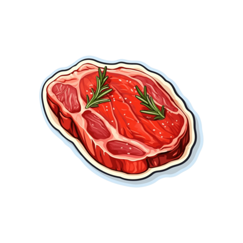 Meat Free Sticker Transparent Photo