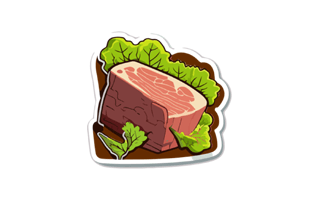 Meat Free Sticker PNG