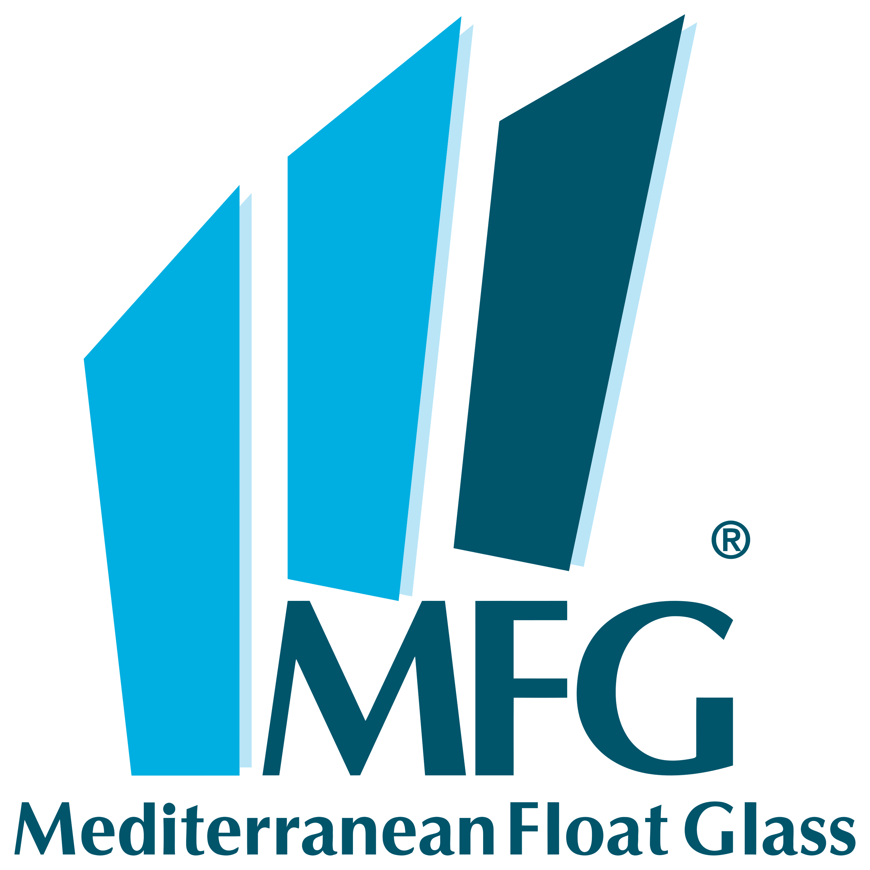 Mediterranean Float Glass Logo  Transparent Clipart