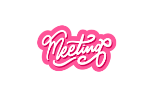 Meeting Free Sticker PNG
