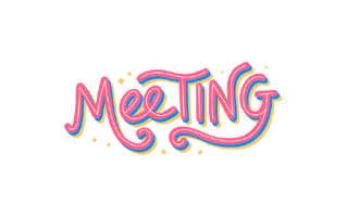 Meeting Sticker PNG