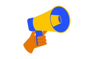 Megaphone Free Sticker PNG