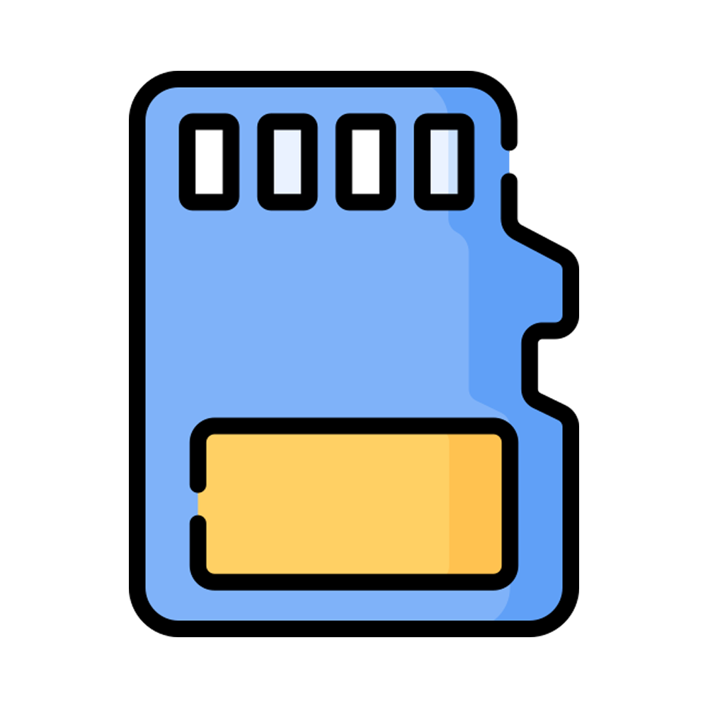 Memory Card Sticker Transparent Picture