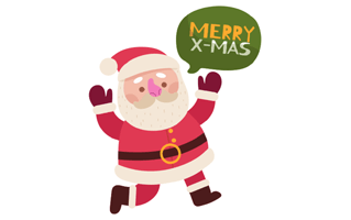 HiMerry Christmas Sticker PNG