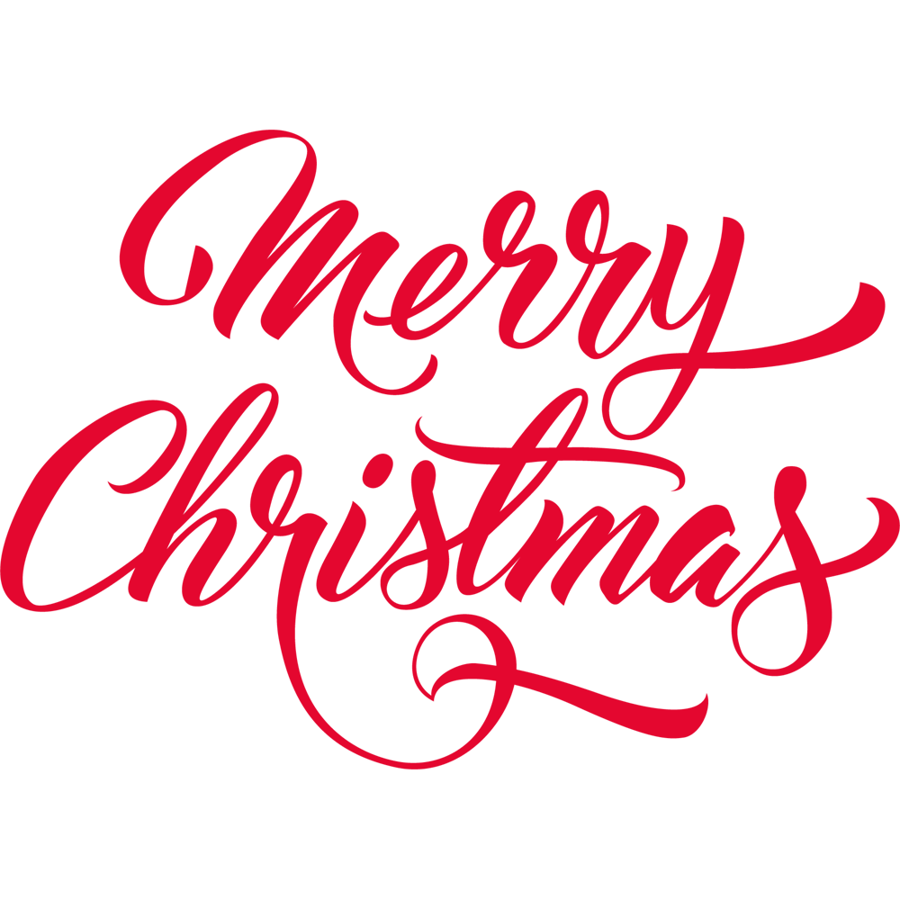 Merry Christmas Text  Transparent Image