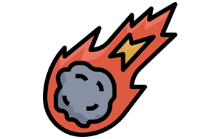 Meteor Free Sticker PNG