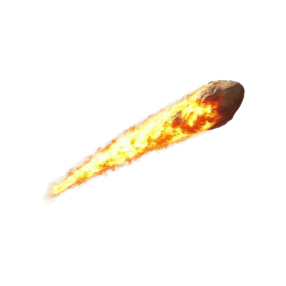 Meteorite Free Sticker Transparent Gallery