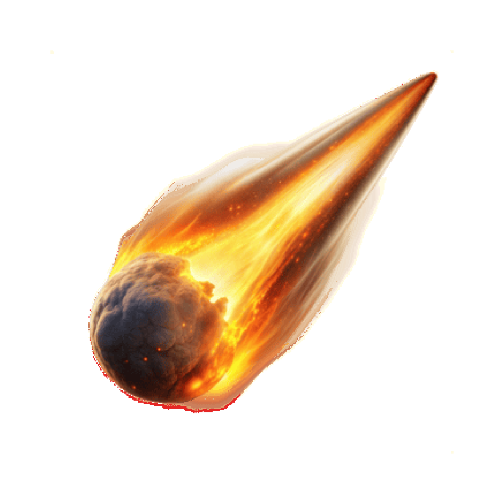 Meteorite Sticker Transparent Picture