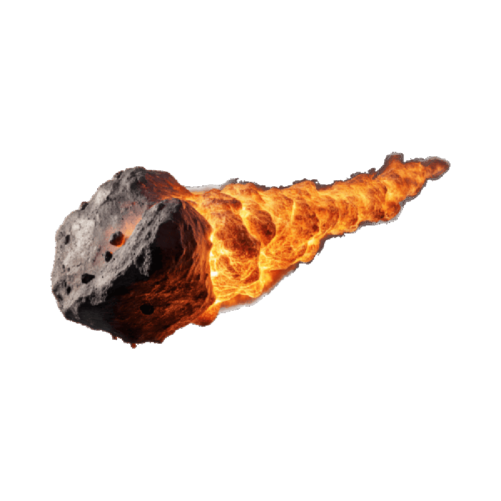 Meteorite Sticker Transparent Clipart