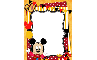 Mickey Mouse Frame PNG