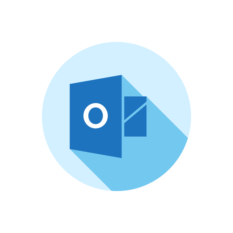 Microsoft Outlook Transparent Logo